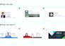 create animated HTML email signature clickable, editable